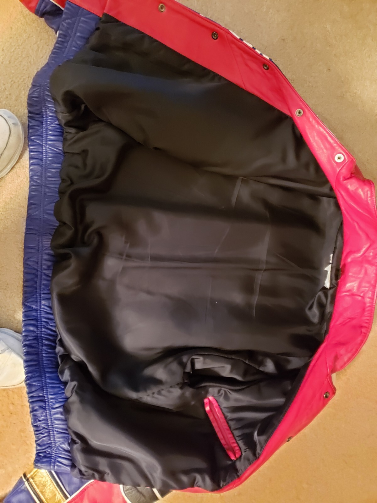 Custom Made Multi Color Leather Gamblers Bomber S… - image 14