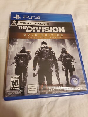 NEW SEALED- Tom Clancy's The Division - Gold Edition -(Sony PlayStation 4, 2016)