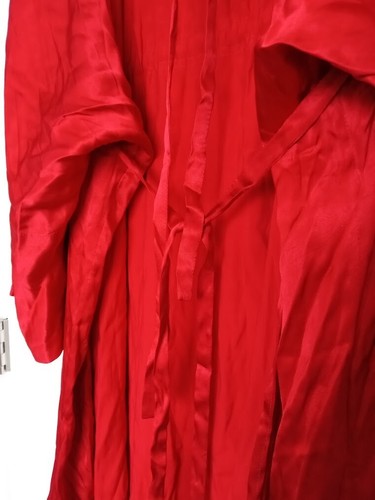 EverLast@ ZARA Rara Colaboración - Vestido envolvente o bata de boxeo talla M - Rojo rubí - Imagen 6 de 12