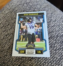2023 Score Football Max Duggan RC #308 Los Angeles Chargers TCU