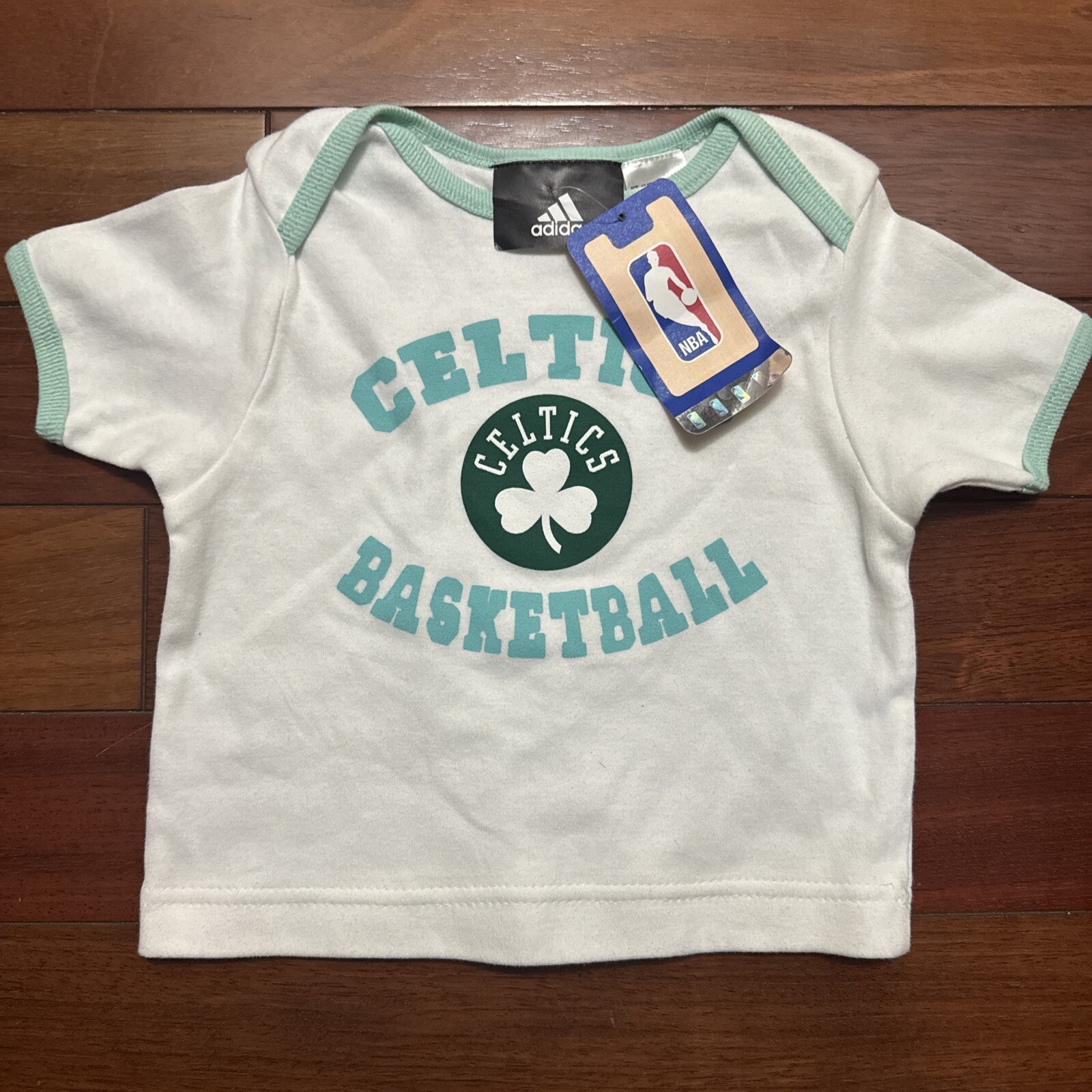 NEW NBA Boston Celtics INFANTS Shirt 9 Months. MSRP 18