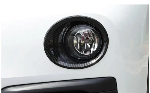 For BMW X1 F48 Carbon Fiber ABS Front Fog Light Lamp Trim Cover 2pcs 2016-2019 - Bild 4 von 9