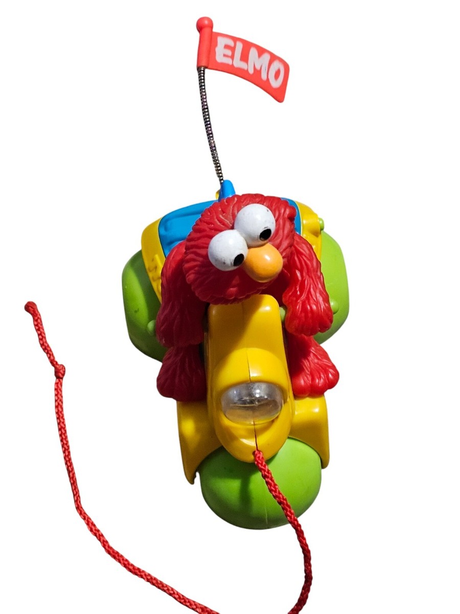 Sesame Street Elmo Pull Along Trike TYCO Trike Tricycle 69 | eBay