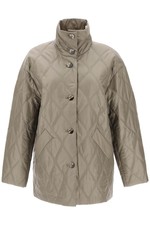 Ganni Quilted Oversized Coat