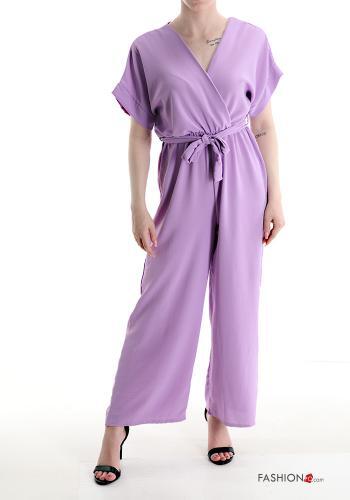 MADE IN ITALY leichter Overall Jumpsuit weites Bein bis Gr. 36/38 NEU - Bild 7 von 10
