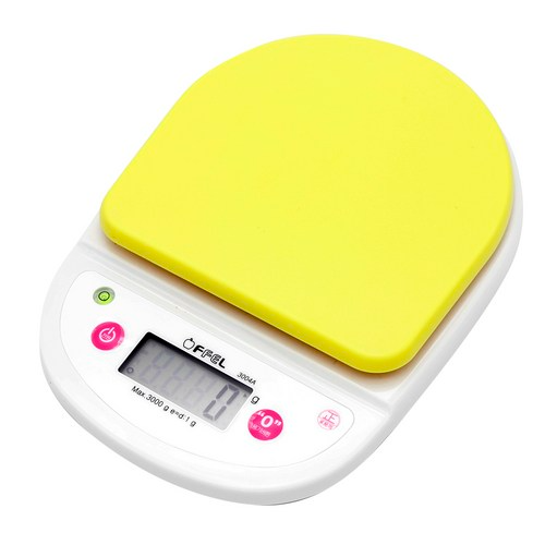 Offel Digital Kitchen Scale 3kg, OF-3004A, Mustard Color - Picture 1 of 1