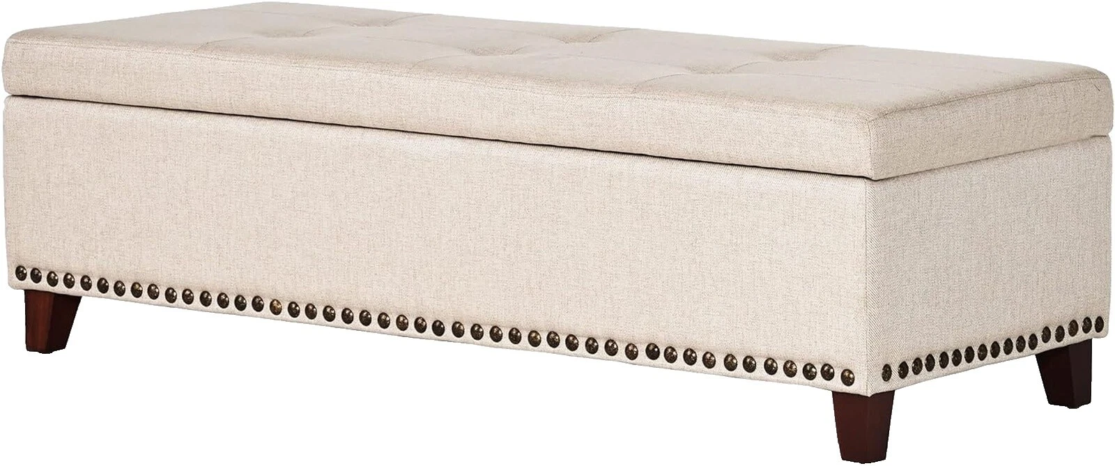 Fabric Storage Ottomans, Footstools & Poufs