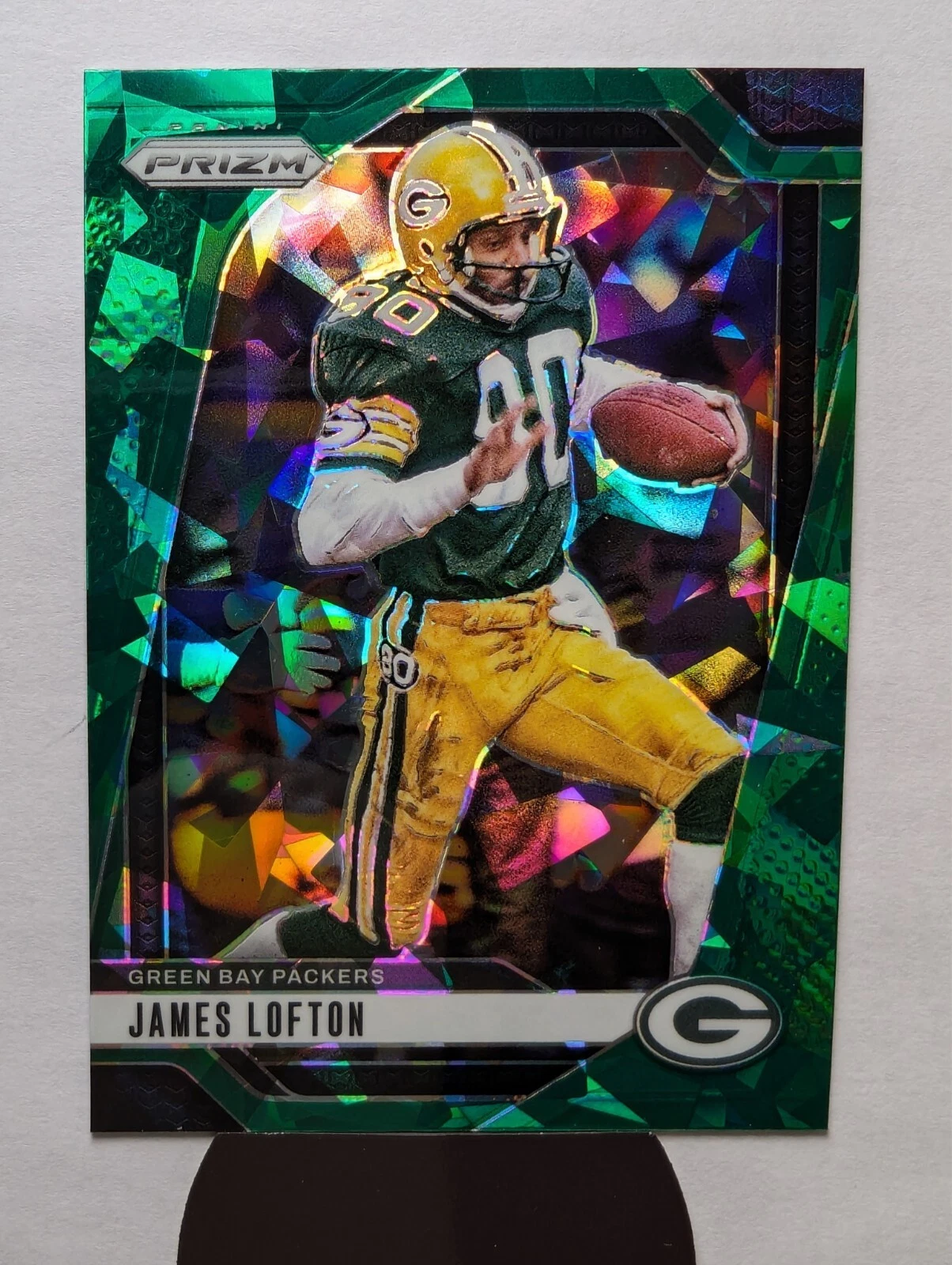 2024 Panini Prizm James Lofton #108 Green Ice