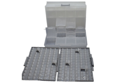 Aidetek half transparent BOXALL24+BOXALL144 combo small parts Enclosure box