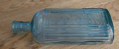 Kaufen Giftflasche Poisen Selten Um1900 Antike Giftflasche Apothekerflasche England Rar