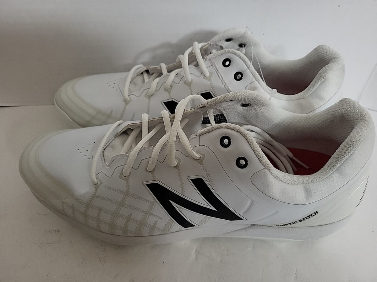 New Balance 4040v5 TPU Low - Men's Molded Cleats Shoes - White