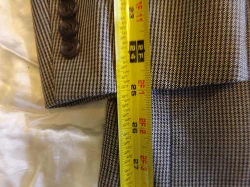Lauren Ralph Lauren Men's Houndstooth Blazer Sz 46 R Sport Coat - Picture 5 of 8