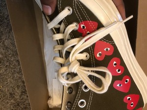 cdg converse size 8