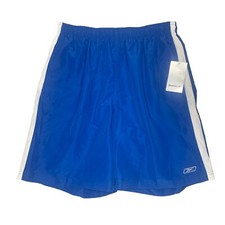 Vintage 2004 Reebok Performance Gym Shorts Deadstock Mens Size XL Blue  White