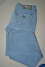 True Religion Women's Becky Bootcut Decorative Mermaid Label Jeans Sz 31x33