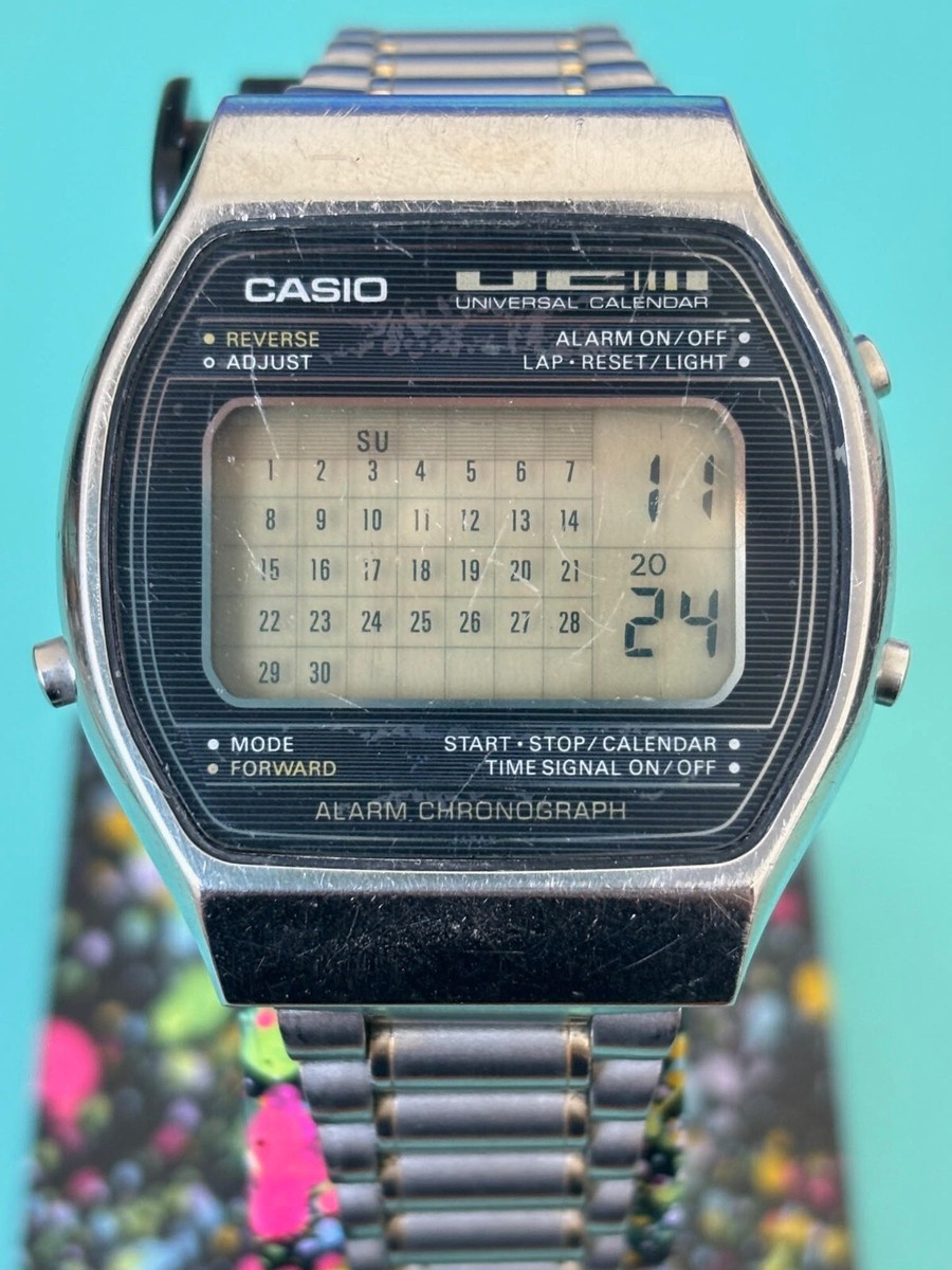 casio カシオトロン 79CS-53 動作品 1659 ヴィンテージ Vintage Casio 79CS-53 Casiotron Universal Calendar Watch