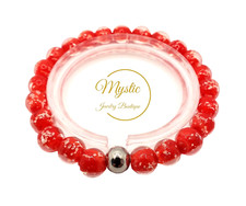 Mystic Firefly Lampwork Glass Glow in the Dark Bracelet Custom Made For You