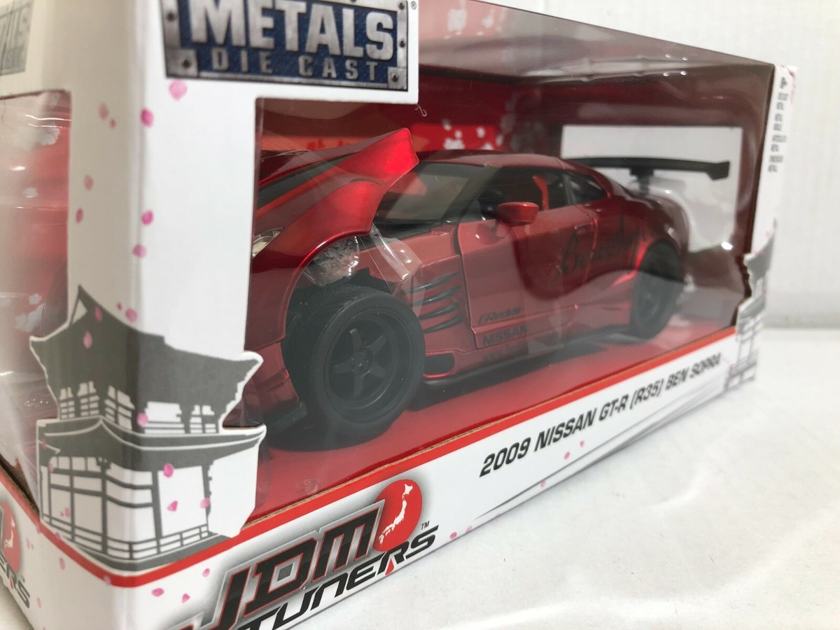 JADA JDM TUNERS 2009 NISSAN SKYLINE GTR R35 BEN SOPRA RED 1:24 NIB