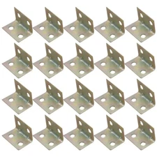 20pc Stainless Steel 90 Degree Angle Bracket Corner Brace Joint Bracket Fastener