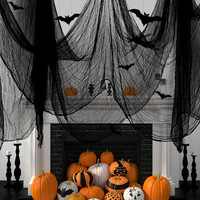 500 X 215 Cm Halloween Gruseliges Tuch Dekorationen, Halloween Deko Innen Stoff,