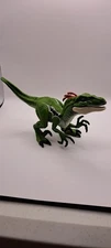 Zuru Robo Alive Dino Action Raptor Robotic Pet Dinosaur Toy Green Tested