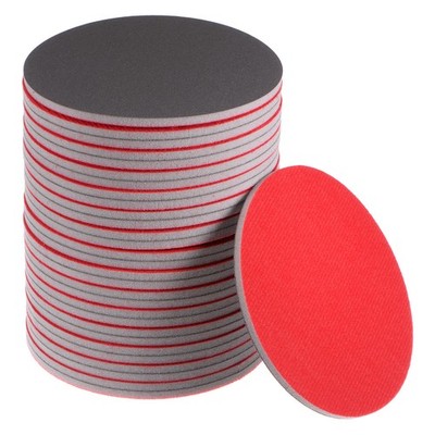 30sets 1200 Grit Sanding Sponge 6 Inch Hook and Loop Sponge Sanding Disc Wet/Dry
