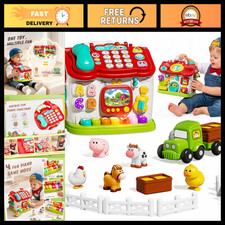 Montessori Busy Board Toys for 1 Year Old, Educational Learning Toy for Toddlers