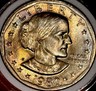 Toned UNC BU 1980-P Susan B Anthony Dollar U.S. Mint Coin Philadelphia Susan B Anthony