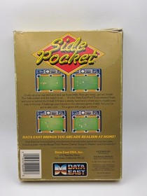 Side Pocket (NES, 1992) Box, Game, Foam, Sleeve - Tested Works Read Des