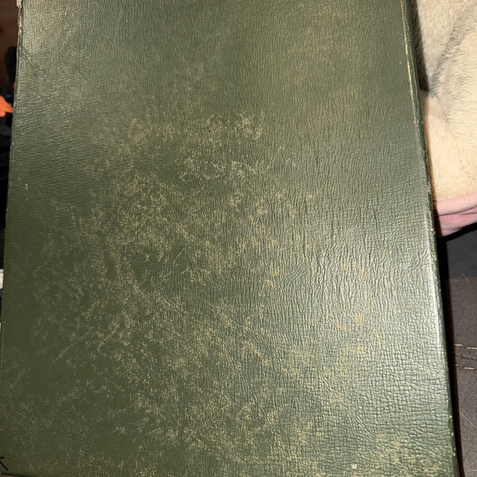 Álbum de fotos Parker con funda y páginas de sellado térmico de doble cara sin usar oro verde Foto 3 de 4