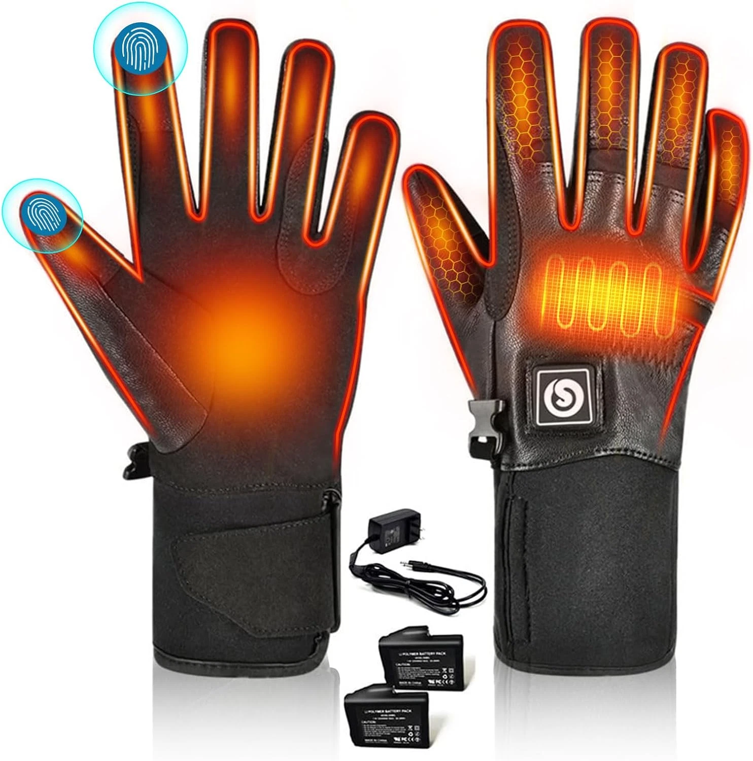 Rechargeable Heated Gloves for Men & Women - Perfect for Winter Activities