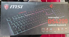 . MSI Interceptor DS4200 PC Computer LED Backlit Gaming Keyboard