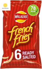 French Fries Ready Salted Multipack Snacks Crisps 6X18G