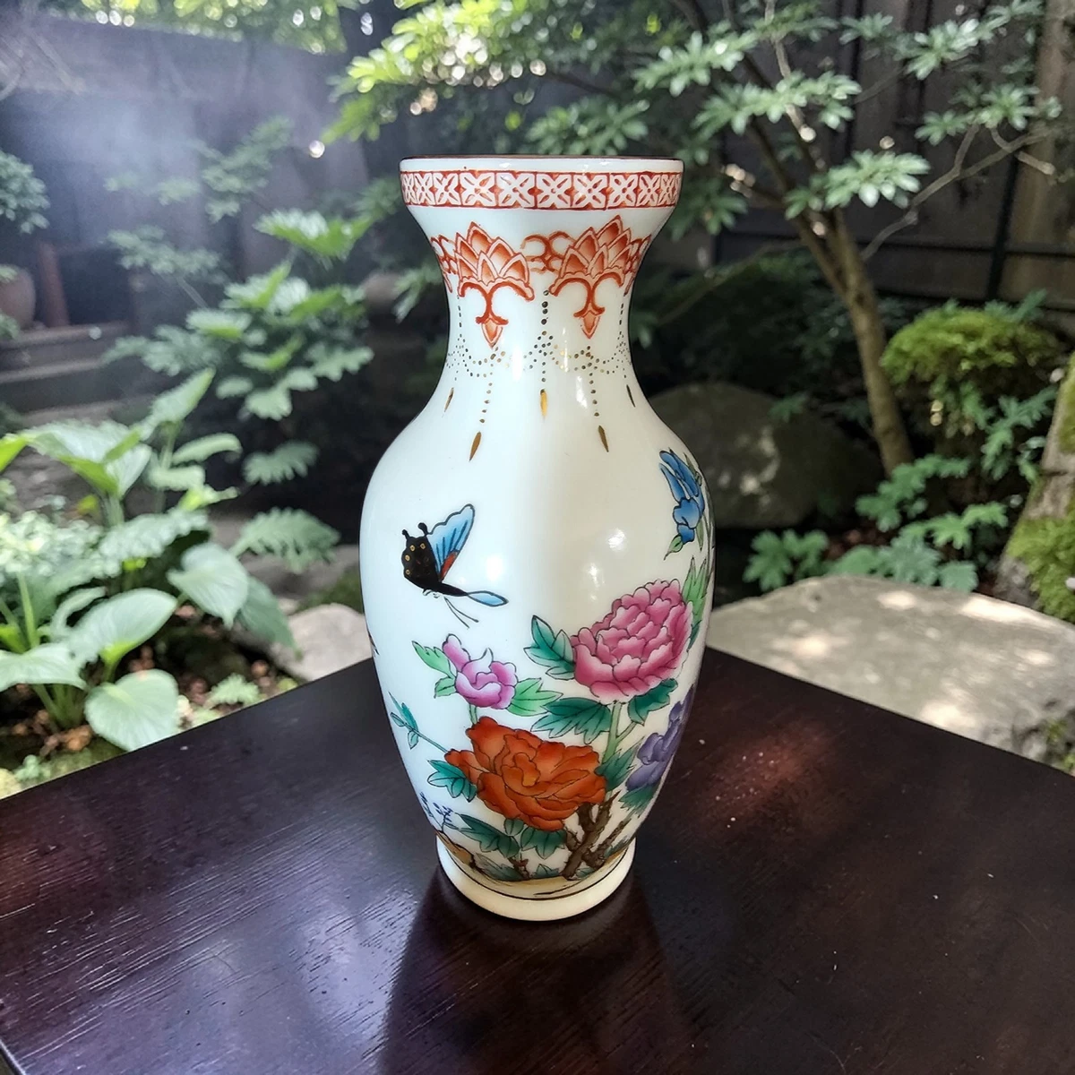 中国蝴蝶花瓶印第安纳收藏中国花瓶、罐子(1900-现在) | eBay