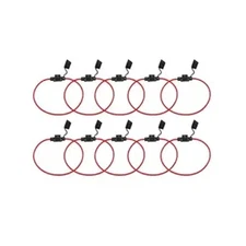 in-line 18 Awg Gauge Fuse Holder for Mini Blade Type Fuse (Pack of 10)