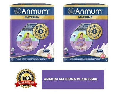 2 Boxes X 650G Anmum Materna Milk Powder for Pregnant Women Original Flavor