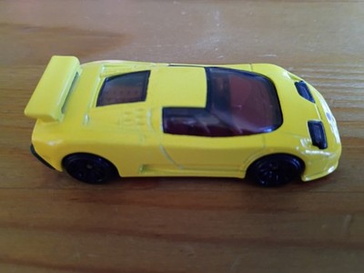 Hot Wheels Bugatti EB110 SS Yellow Diecast Car 1:64 Limited Edition 1994