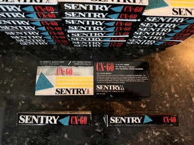 Vintage Sentry CX-60 Cassette Tape - 60 minute, low noise, high output - New