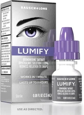 Eye Drops for Red Eyes, Redness Reliever for Brighter Looking Eyes, Works in 1 M