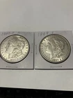 1889-P Morgan dollars, 2 AU brilliant