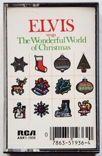 ELVIS PRESLEY - ELVIS SINGS THE WONDERFUL WORLD OF CHRISTMAS CASSETTE ANK1-1936