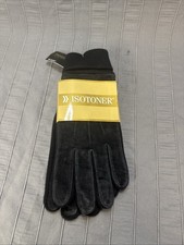 Isotoner Thinsulate 40 Gram Leather Black Women's One Size Gloves