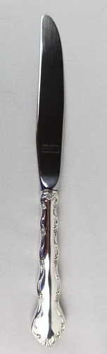 Tara by Reed & Barton Sterling Silver Handle Mirrorstele Blade Dinner Knife 9 ¼"