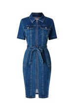 Joe Browns Women's Stretchy Denim Zip Front Dress