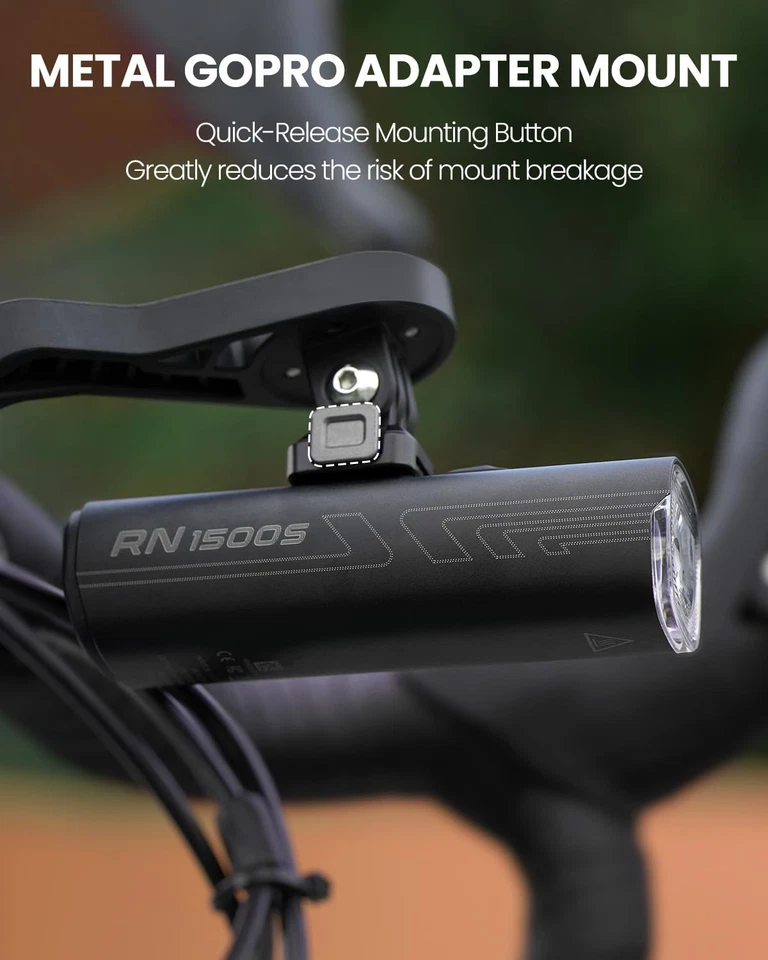 Велосипедный фонарь RN 1500S, велосипедные фонари для ночной езды с нижним креплением,... - Изображение 4 из 4