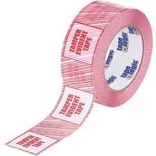 3" x 110 yds. 'Tamper Evident' Print Tape Logic? Security Tape 2.5 Mil 6 PACK
