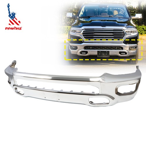 Ram 1500 Auto Dynasty For 2014-2024 Ram 1500 - Chrome Impact Bar With Fog Light Cutouts 903232