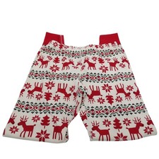 HANNA ANDERSSON Adult Long John Pajama Pants in Dear Deer Size M Christmas