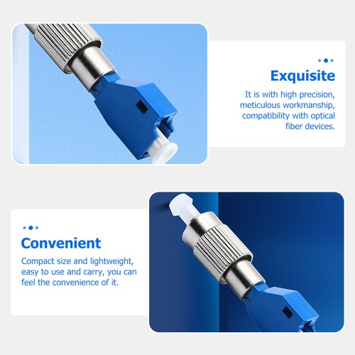 2 Pcs Faserkonvertierungsanschluss LWL-Adapteranschluss Glasfaseranschluss - 第 2/11 張圖片