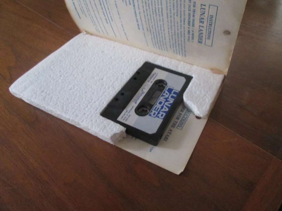 Lunar Lander TRS-80 Adventure International 1981 Game Complete in Box - Image 4 of 4